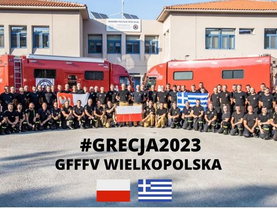 Chodziescy strażacy wrócili z misji Grecja