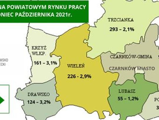 Czarnkowsko-trzcianecki z najniższym bezrobociem w regionie
