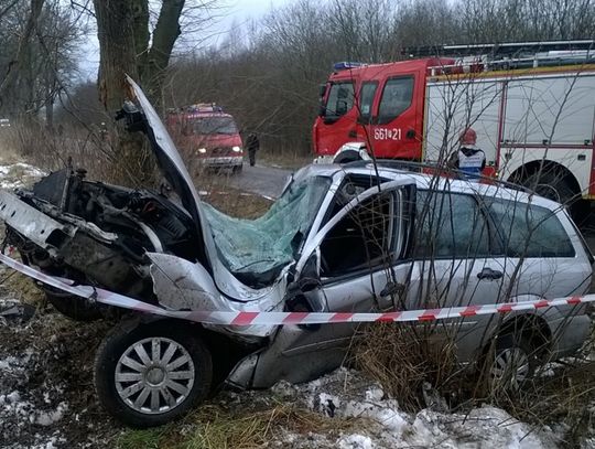 Dachowanie w okolicy Zawilców: za kierownicą 19-latek 