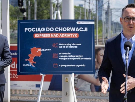 Dobre wieści dla urlopowiczów! Rusza bezpośredni pociąg z Polski do Chorwacji