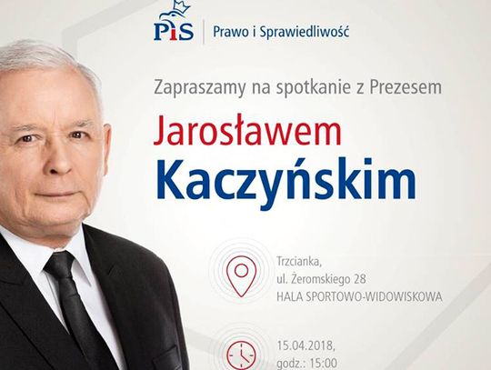 Jarosław Kaczyński w Trzciance 