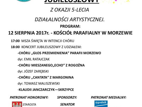 Koncert jubileuszowy w Morzewie