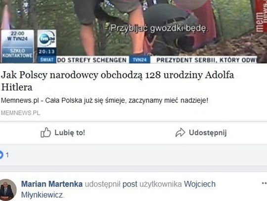 Martenka promował nazizm? Prokuratura bada sprawę