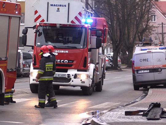 Palił się dom przy Wawelskiej w Pile