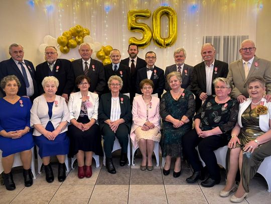 Pary uhonorowane medalami