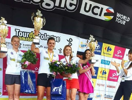 Pilska policjantka na podium Tour de Pologne