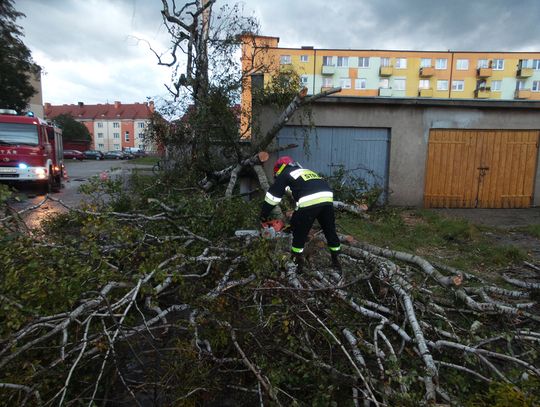 Powiało nad powiatem pilskim: podsumowanie działań strażaków 