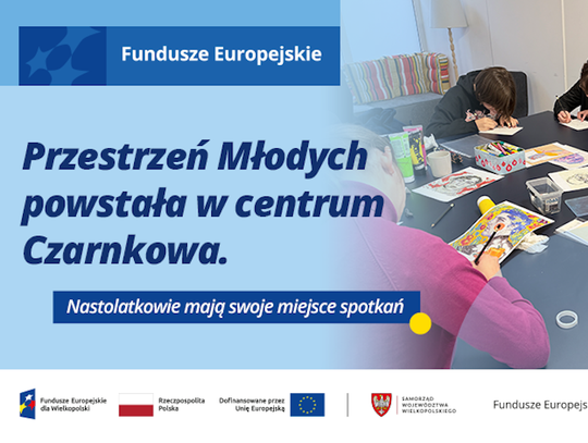 Przestrzeń Młodych powstała w centrum Czarnkowa. Nastolatkowie mają swoje miejsce spotkań