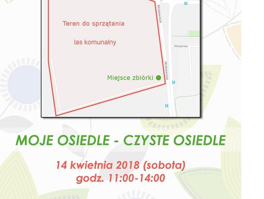 Przyjdź na osiedle Górne i pomóż uprzątnąć lasek