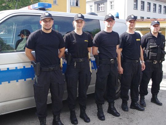 Słuchacze Szkoły Policji w Pile na praktykach w KPP Wałcz