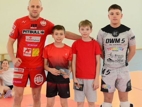 Trenują z mistrzami Trenują z mistrzami