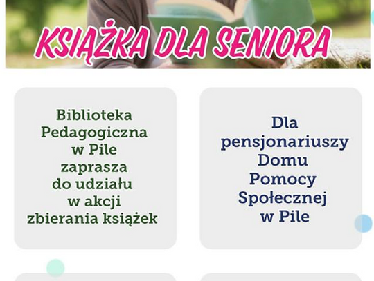 Zbiórka książek dla seniorów