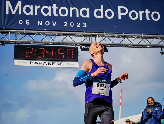 Złotowianin na maratonie w portugalskim Porto