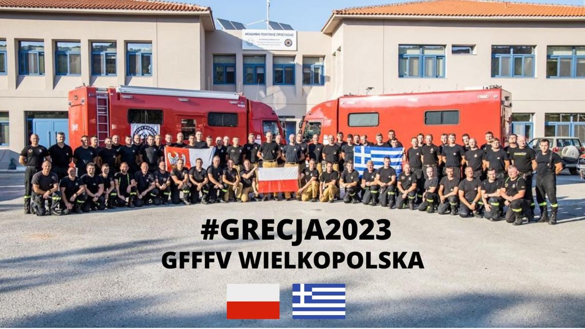 Chodziescy strażacy wrócili z misji Grecja