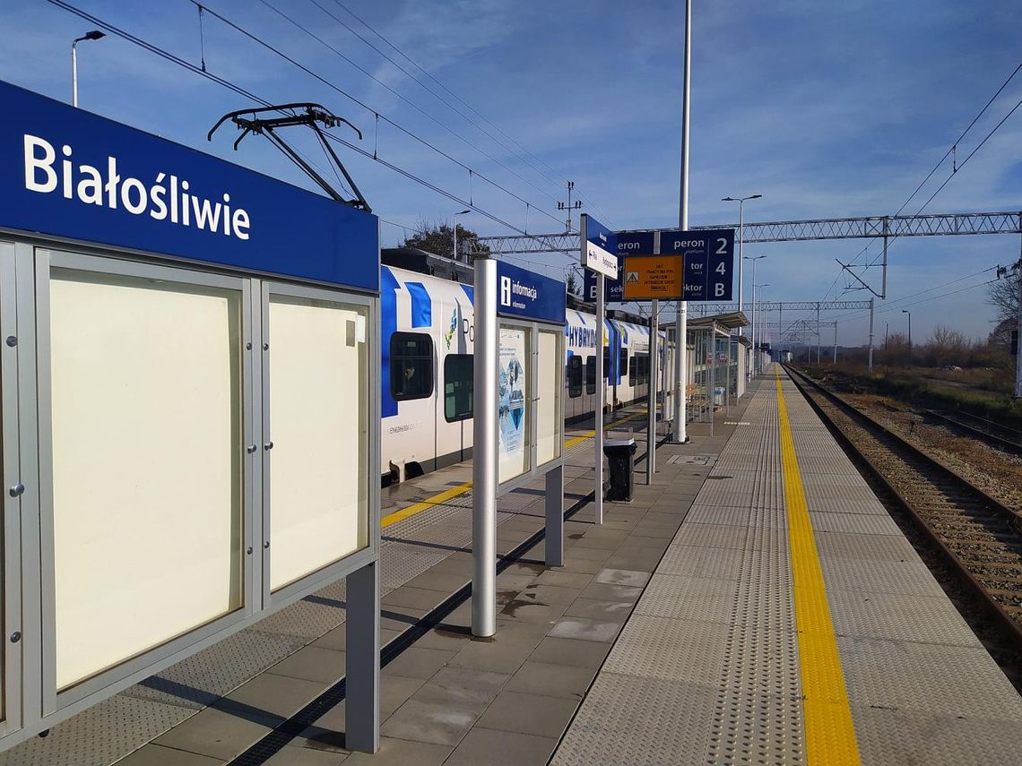 Dworzec Białośliwie bez pociągów dalekobieżne