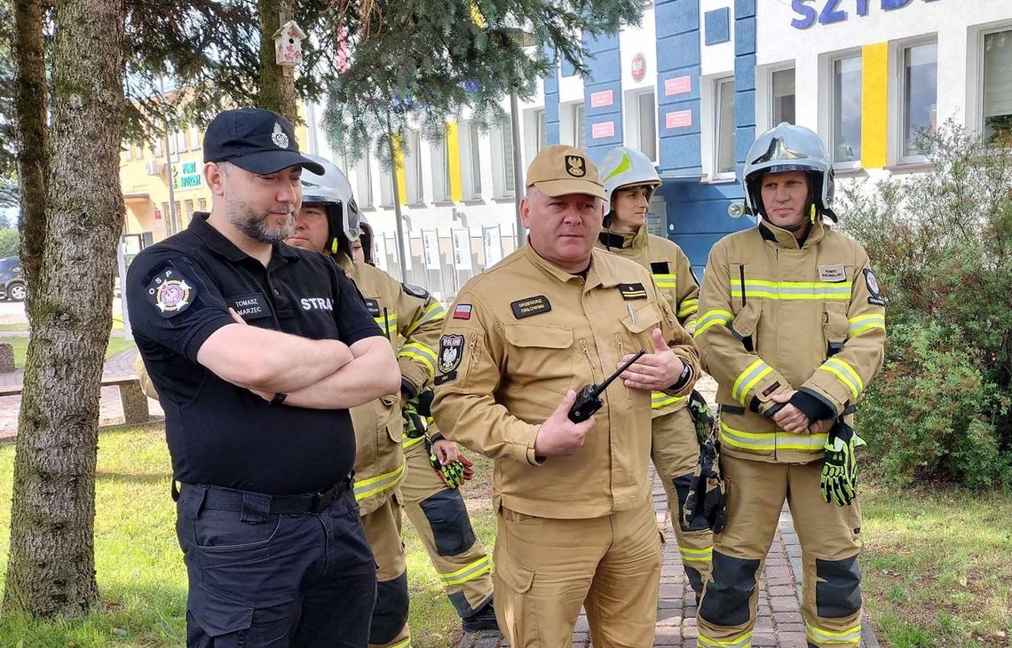 Ewakuacja w Urzędzie. Strażacy zadziałali błyskawicznie