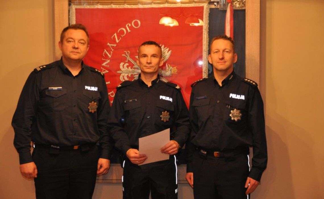 Funkcjonariusze wyróżnieni przez Komendanta Wojewódzkiego Policji