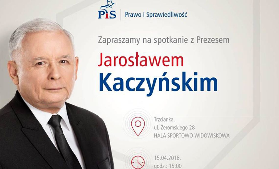 Jarosław Kaczyński w Trzciance 