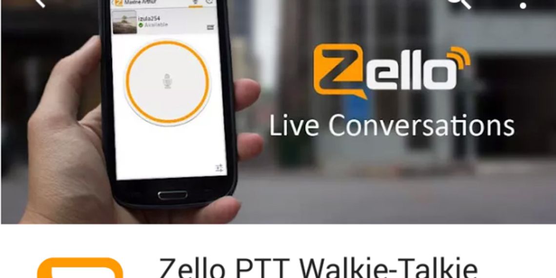 Kanał informacyjny online - Zello