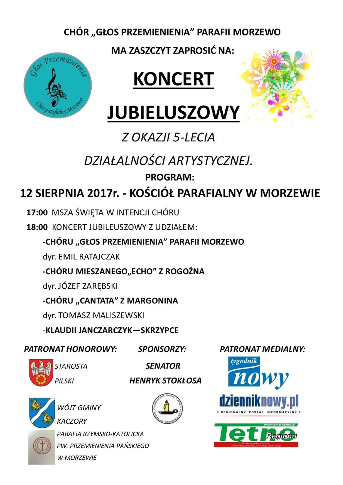 Koncert jubileuszowy w Morzewie