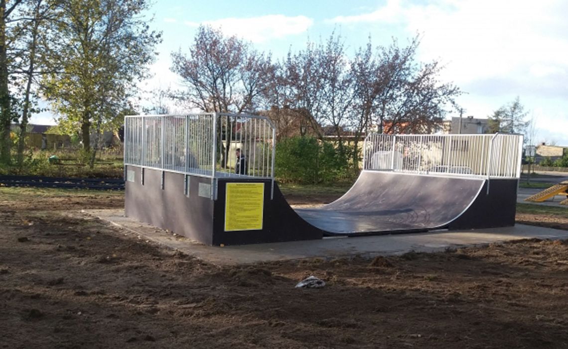 Mają nowe obiekty rekreacyjne: pierwszy był skatepark  