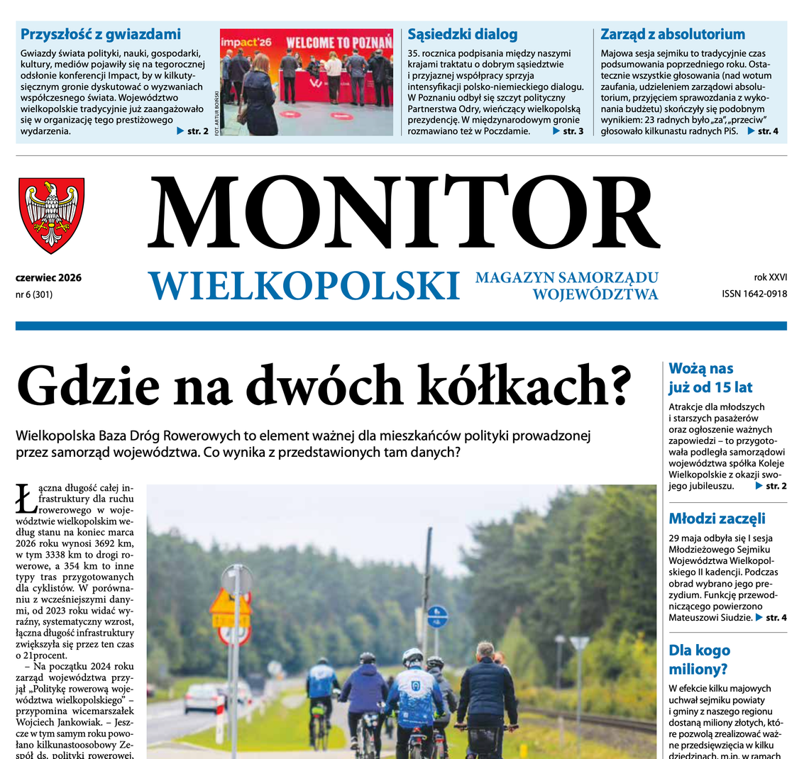 Monitor Wielkopolski - czerwiec 2026 Monitor Wielkopolski - czerwiec 2026