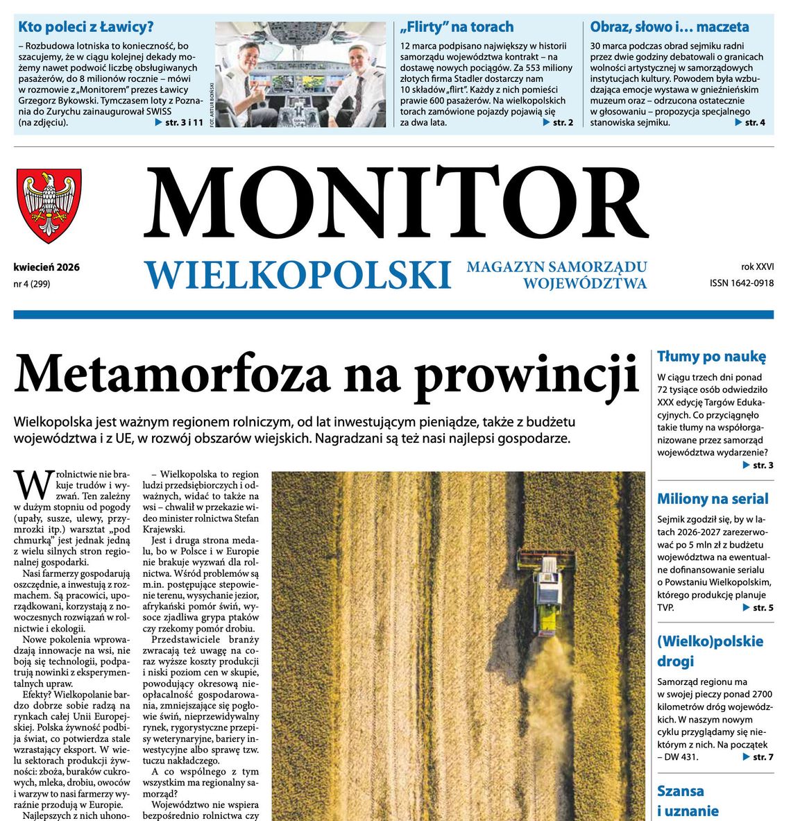 Monitor Wielkopolski - kwiecień 2026