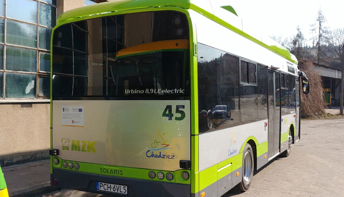 Na ulicach Chodzieży jeździ kolejny autobus elektryczny
