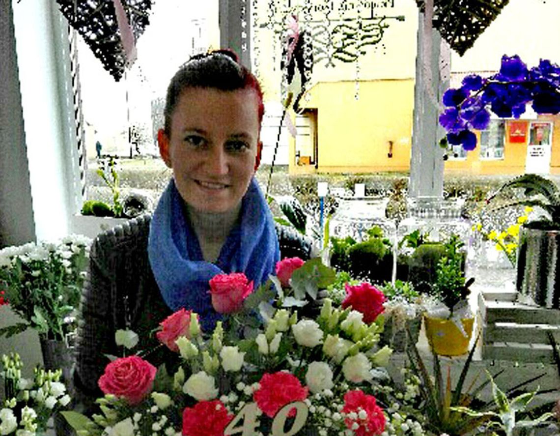 Najmłodsza florystka w Pile:  Wesela to moja specjalność!