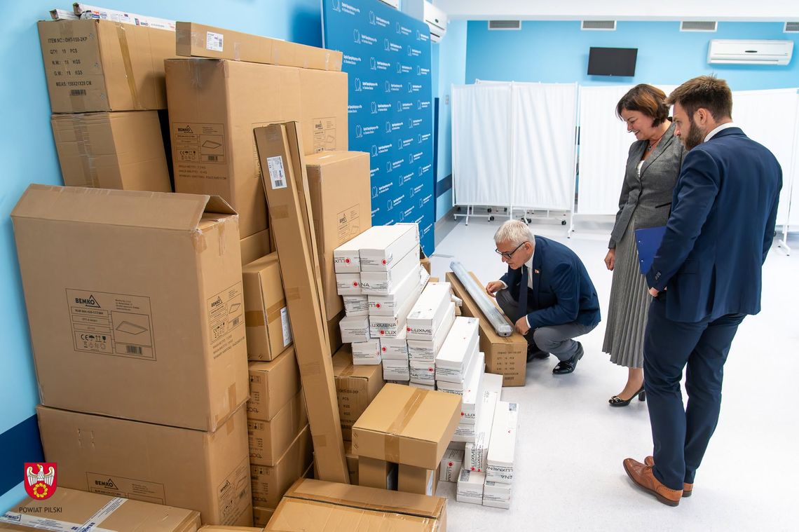 Nowe oświetlenie dla szpitala Nowe oświetlenie dla szpitala