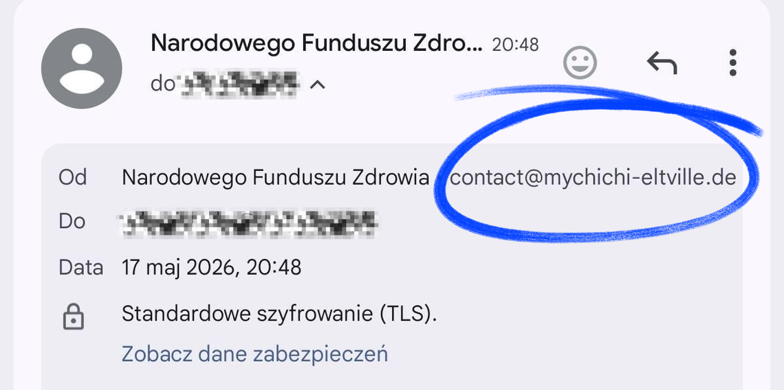 „Platforma Zwrotów” czyli kolejna próba oszustw „na NFZ” „Platforma Zwrotów” czyli kolejna próba oszustw „na NFZ”