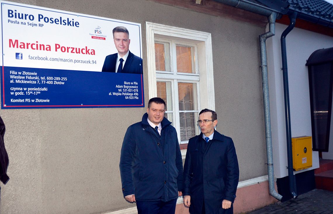 Poseł Marcin Porzucek otworzył biuro w Złotowie 