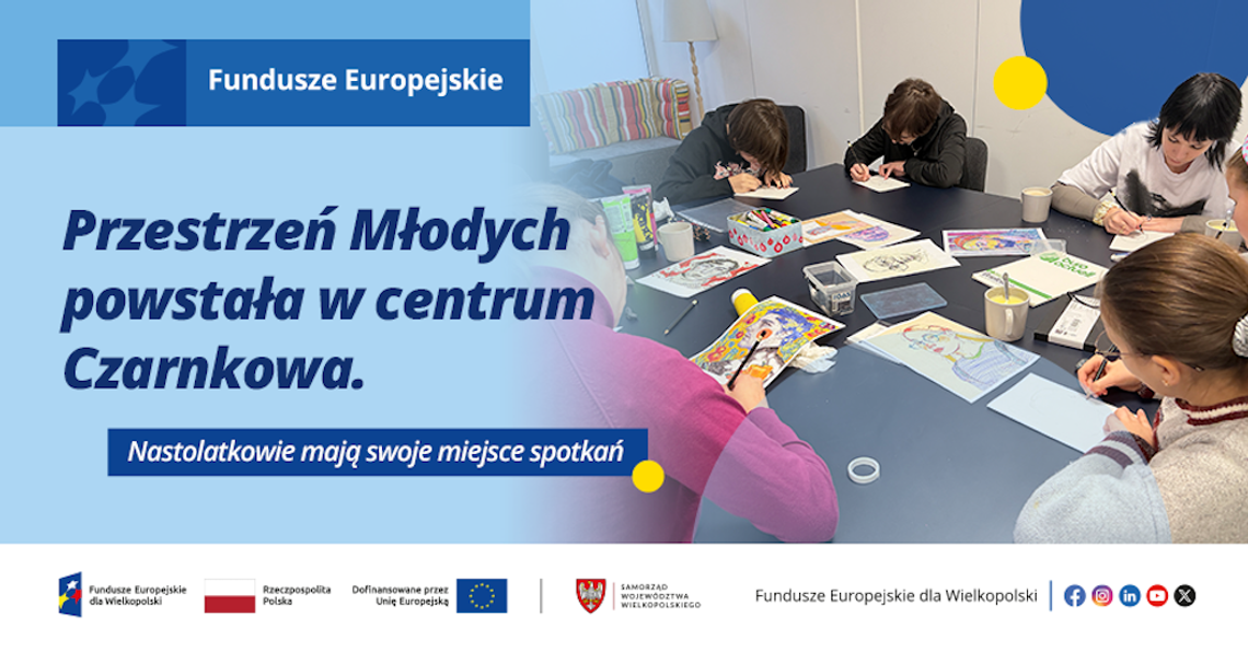 Przestrzeń Młodych powstała w centrum Czarnkowa. Nastolatkowie mają swoje miejsce spotkań