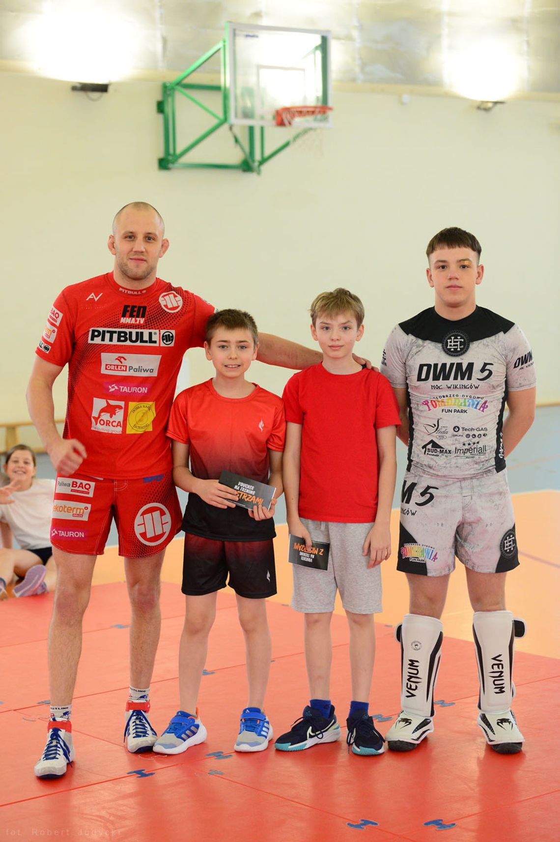 Trenują z mistrzami Trenują z mistrzami