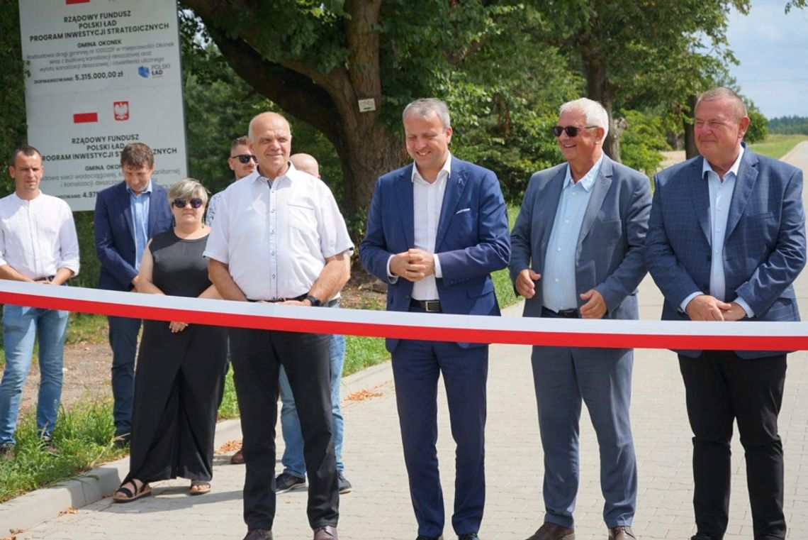 Uroczyste oddanie dwóch inwestycji w gminie Okonek