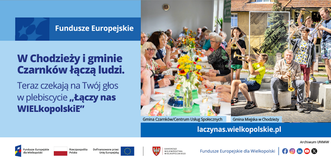W Chodzieży i gminie Czarnków łączą ludzi. Teraz czekają na Twój głos w plebiscycie „Łączy nas WIELkopolskiE”