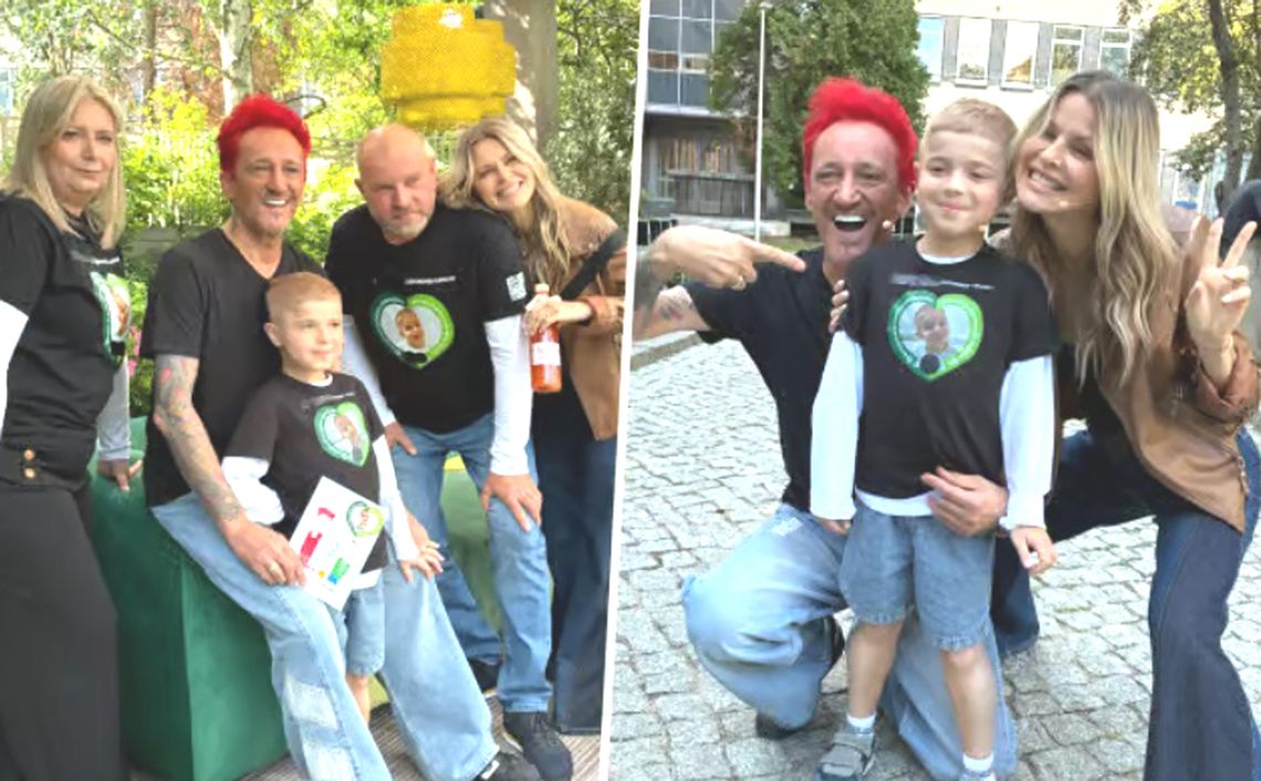 - Wszystkie ręce na pokład! – mówi Michał Wiśniewski. Dla Szymonka! - Wszystkie ręce na pokład! – mówi Michał Wiśniewski. Dla Szymonka!