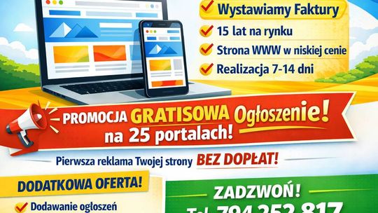 Strona internetowa od 590 zł - płacisz za tyle podstron, ile potrzebujesz