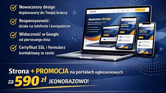 Strona internetowa od 590 zł - zero ukrytych kosztów Strona internetowa od 590 zł - zero ukrytych kosztów