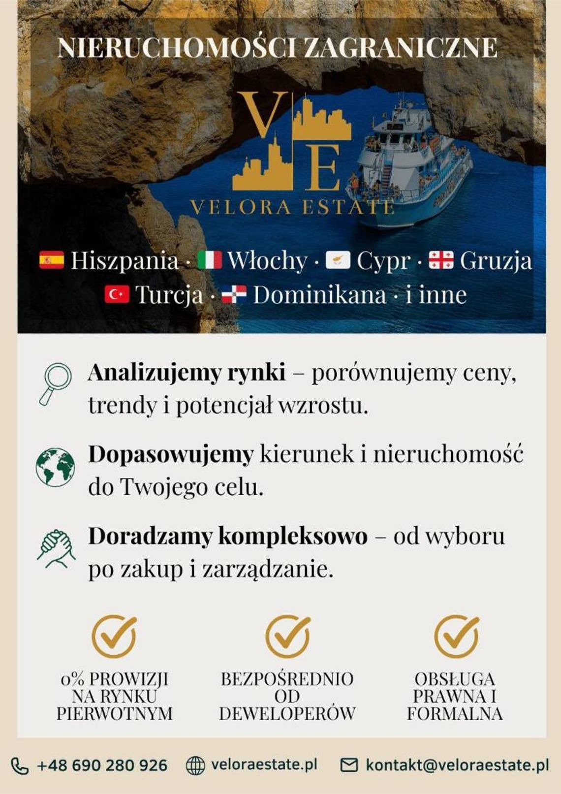 Nieruchomości za granicą - bez prowizji, zakup od dewelopera