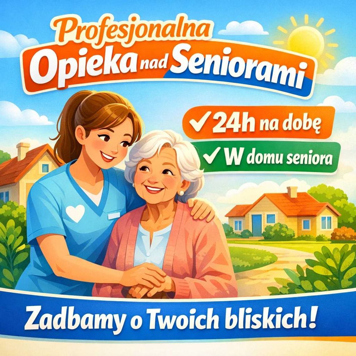 Troskliwa opieka nad seniorem z pobytem w domu