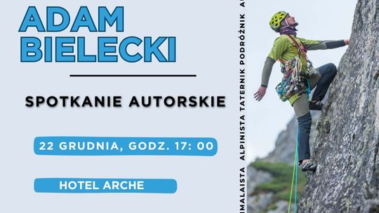 Spotkanie autorskie z Adamem Bieleckim w Pile Spotkanie autorskie z Adamem Bieleckim w Pile